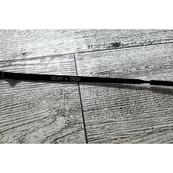 Quay x Desi Sunglasses High Key Mini 126 Black Lightweight FRAMES ONLY - Picture 5 of 11